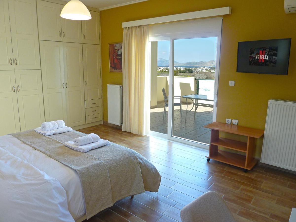 Panoramic Sea View Villa 4 Min To Beach Tigkaki (Kos) Exterior foto